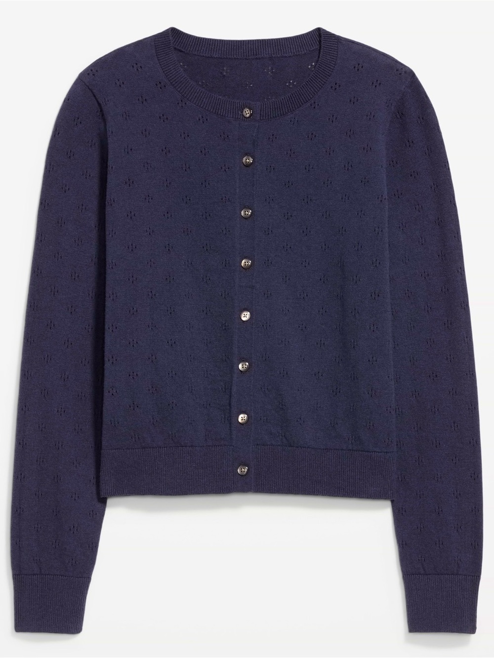 Old Navy Women SoSoft Lite Cropped Pointelle Cardigan (Size: XL)